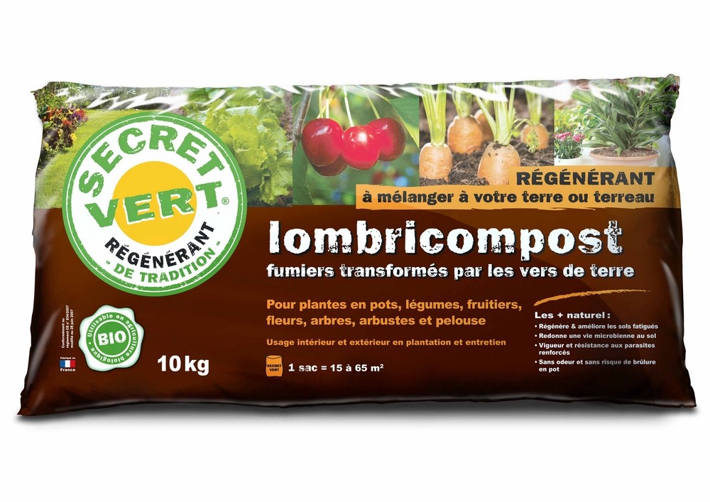 LOMBRICOMPOST - Amendement naturel UAB